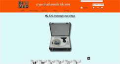 Desktop Screenshot of bimedcryo.com